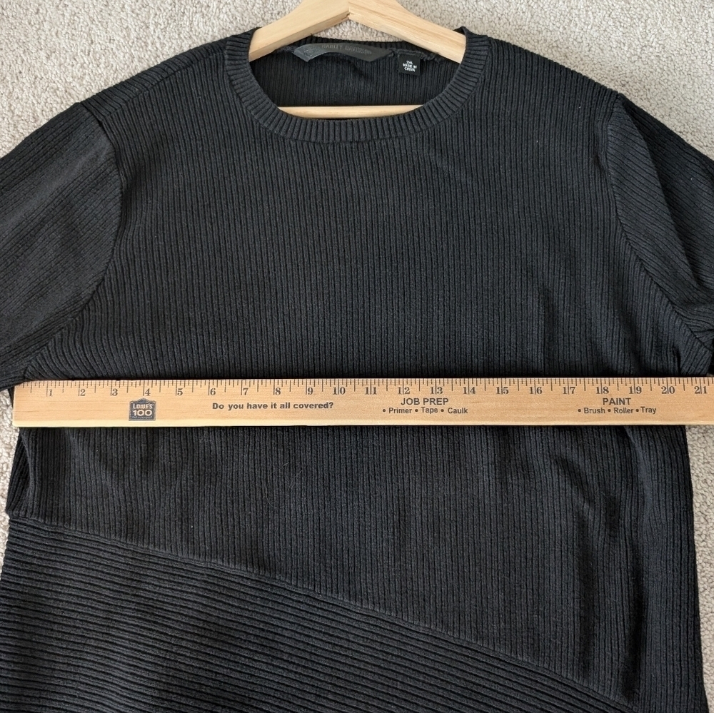 Harley Davidson Motorcycles Black Asymmetrical Sweater Women Size 2XL Wool Blend - Picture 11 of 12